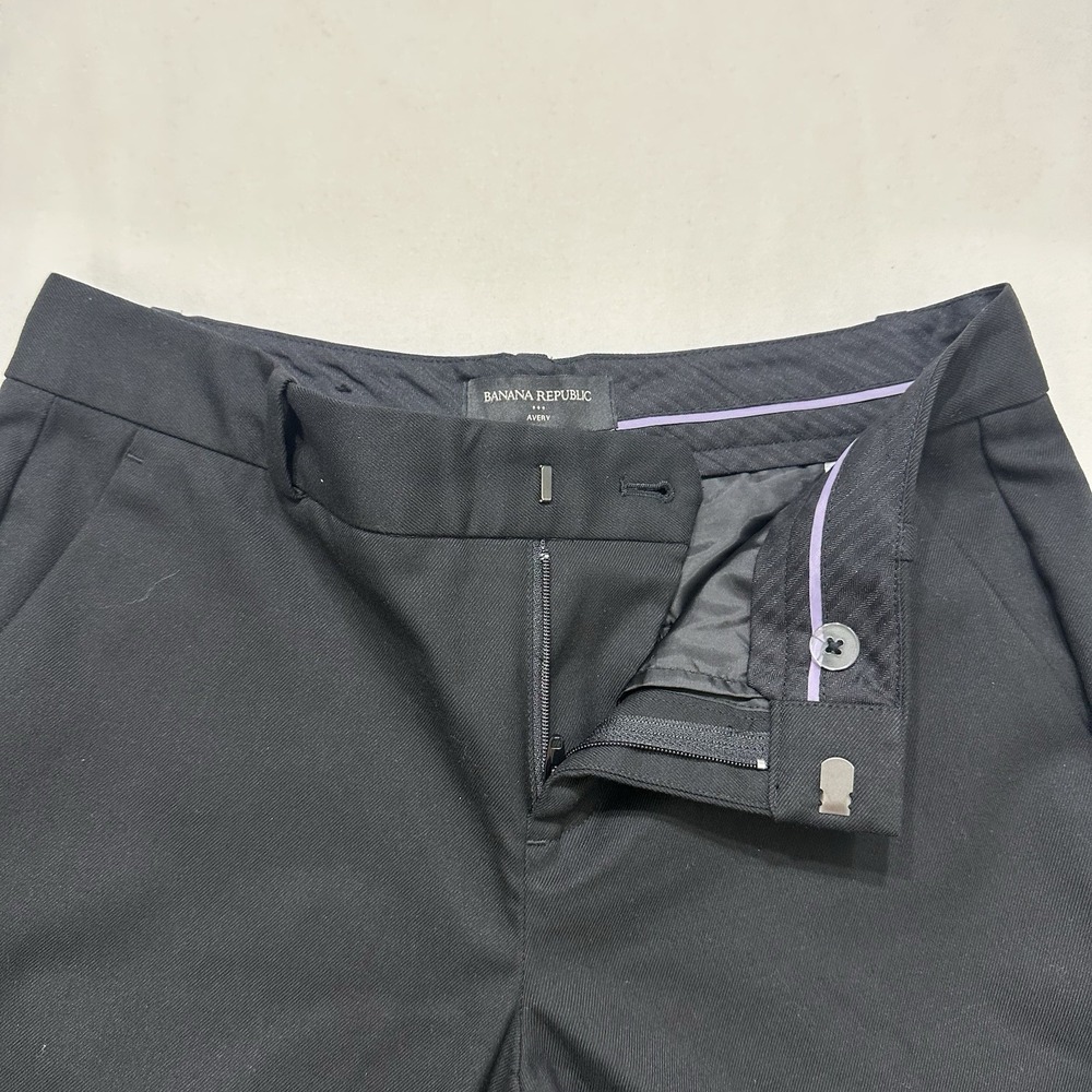 Banana Republic Pants Womens 2 Avery Wool Stretch Modern Office‎ Slim Trouser - Picture 4 of 11